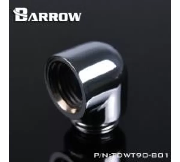 Угловой фитинг Barrow TDWT90-B01 SILVER
