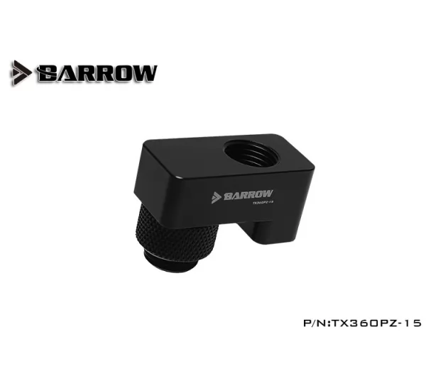 Поворотный адаптер Barrow TX360PZ-15 Black (offset)