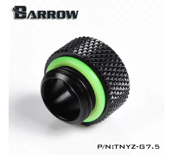 Прямой фитинг Barrow TNYZ-G7.5 Black