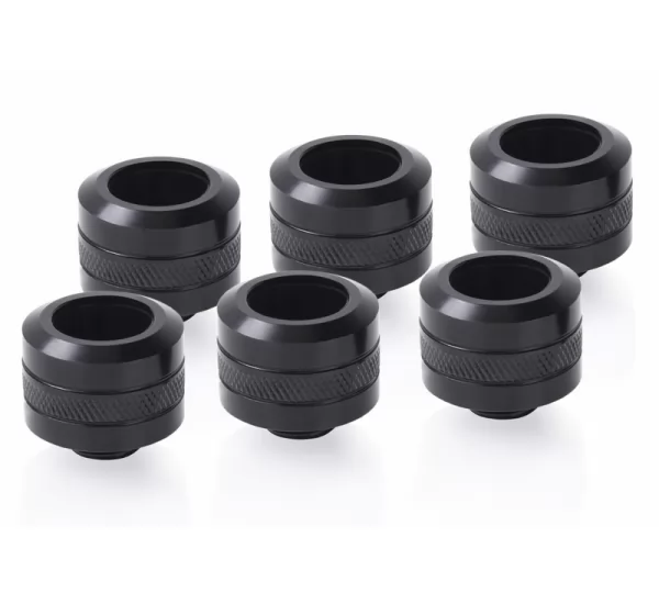 Комплект фитингов Alphacool Eiszapfen PRO 16mm HardTube fitting G1/4 - Black