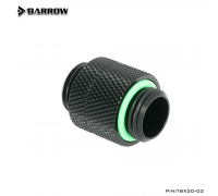 Прямой фитинг Barrow TBX2D-02 Black