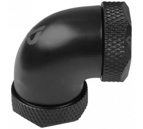 Угловой фитинг Nanoxia Coolforce 16mm, 90` Black (CF-MGF190C)