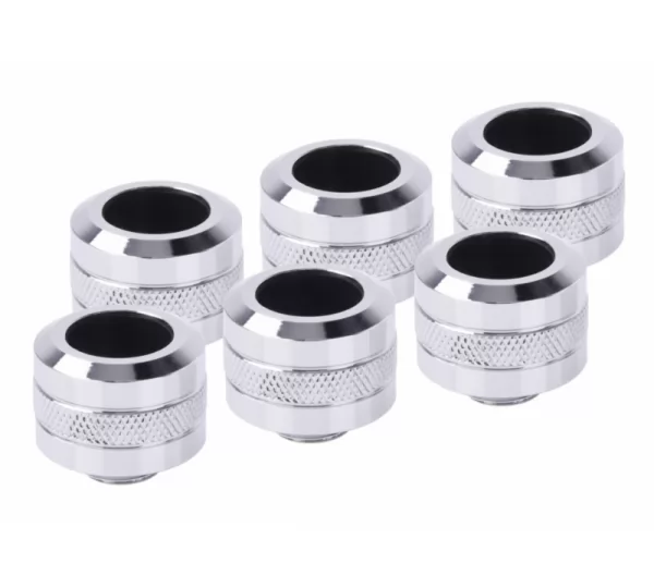 Комплект фитингов Alphacool Eiszapfen PRO 16mm HardTube fitting G1/4 - chrome