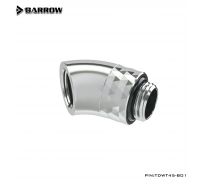 Угловой фитинг Barrow TDWT45-B01 Shiny silver