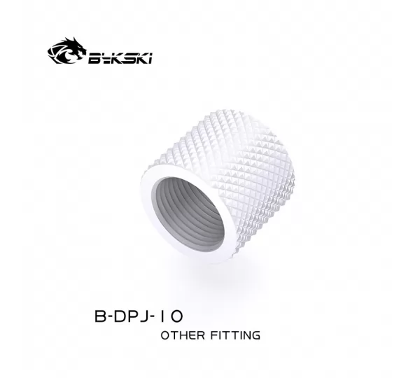 Прямой фитинг Bykski B-DPJ-10 White