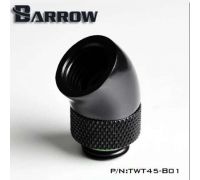 Угловой фитинг Barrow TWT45-B01 Black