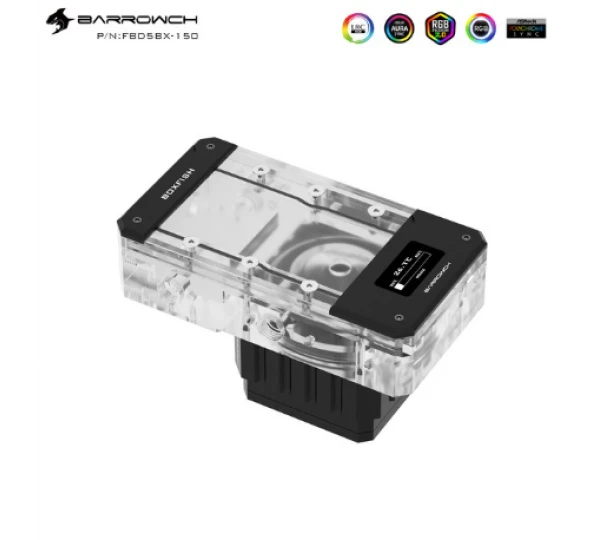 Помпа с резервуаром Barrowch FBD5BX-150 D5 PWM 150mm
