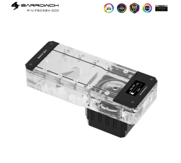 Помпа с резервуаром Barrowch FBD5BX-200 D5 PWM 200mm