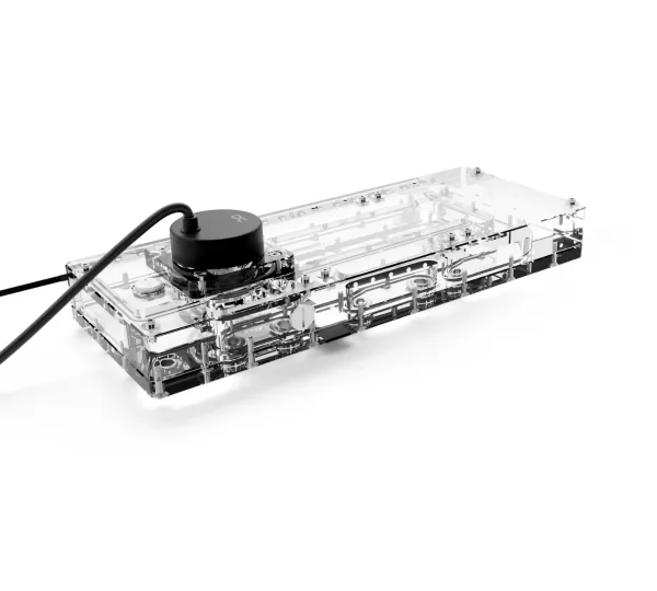 Помпа с резервуаром Alphacool Core Distroplate O11 Dynamic EvoXL mit Apex Pumpe