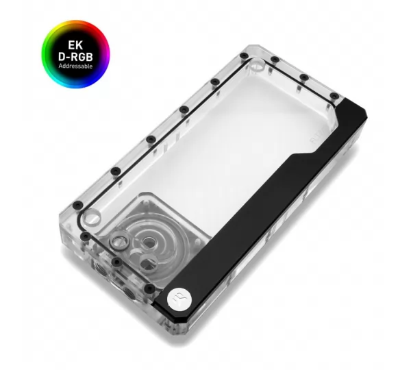 Помпа с резервуаром EK-Quantum Kinetic FLT 240 D5 PWM D-RGB - Plexi