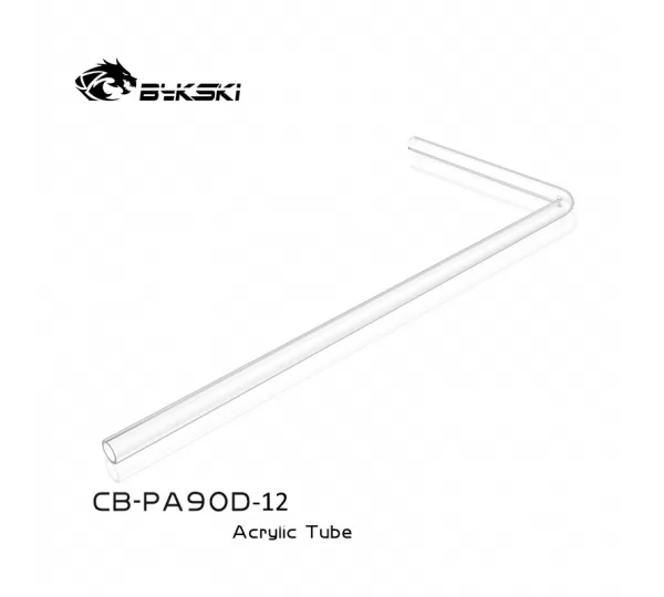 Трубка 12/8 500x200mm Bykski CB-PA90D, PETG