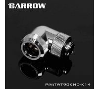 Фитинг для трубок Barrow TWT90KND-K12 Shiny silver