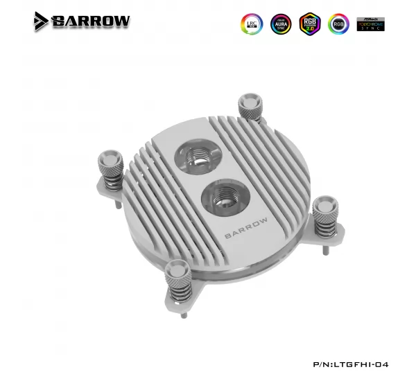 Водоблок Barrow LTGFHI-04 Glacial White