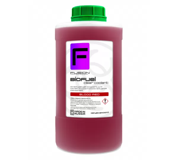 Жидкость FusionX Biofuel Clear Coolant 2.4L - Blood Red (Объем 2.4л.)