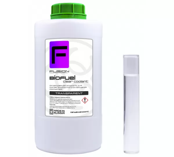 Жидкость Fusion Biofuel Clear Coolant - Transparent (Объем 2.4л.)