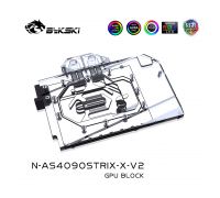 Водоблок для видеокарты Bykski N-AS4090STRIX-X-V2 5V A-RGB+Backplate (STRIX / TUF series)