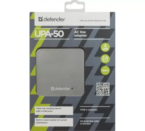 Зарядное устройство USB Defender UPA-50