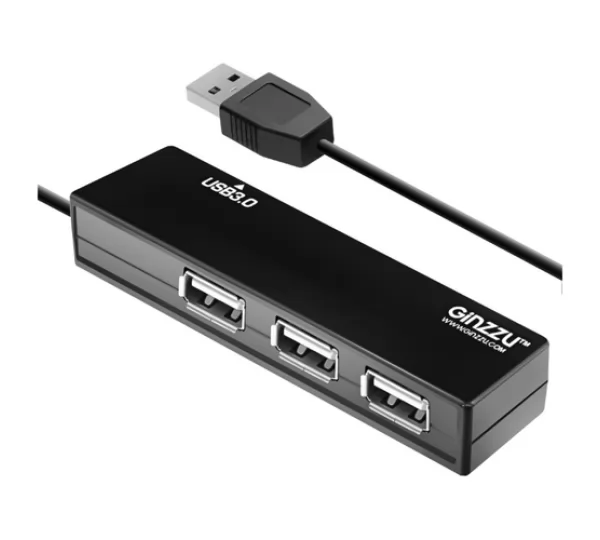 Концентратор USB 2.0 Ginzzu GR-334UB