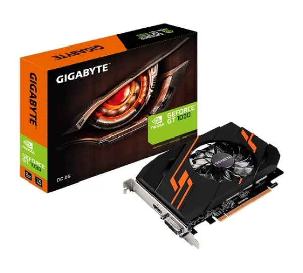 Видеокарта Gigabyte GeForce GT 1030 1290Mhz 2048Mb (Видеокарта Gigabyte GV-N1030OC-2GI)