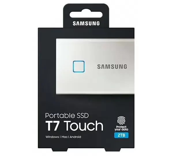 Внешний SSD диск 2Tb Samsung T7 Touch (MU-PC2T0K/WW) Black