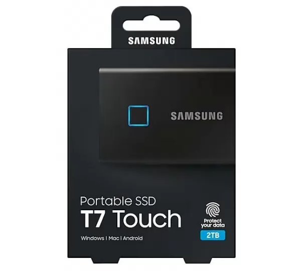 Внешний SSD диск 2Tb Samsung T7 Touch (MU-PC2T0K/WW) Black