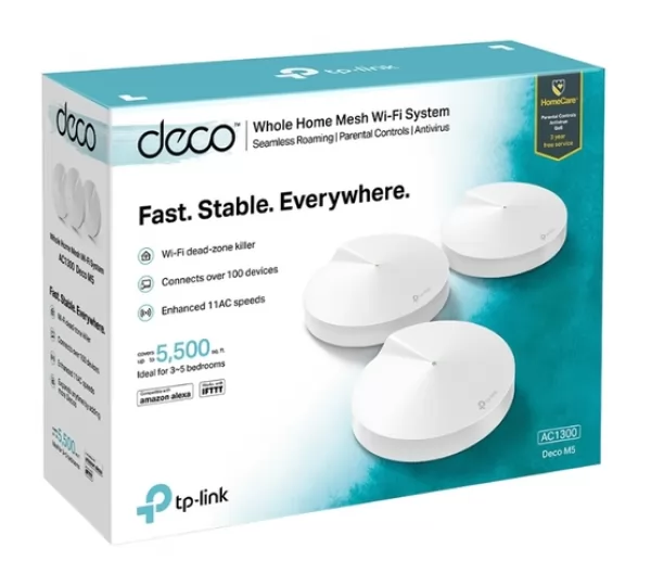 Wi-Fi Mesh система TP-Link DECO M5 (3-PACK)
