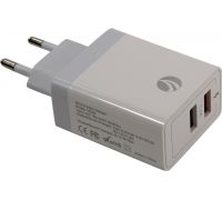 Зарядное устройство VCOM QC3.0 Wall Charger M050 White