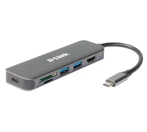 Адаптер Type-C D-Link DUB-2327/A1A 