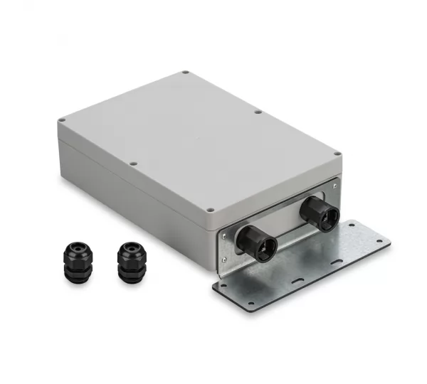 Гермобокс KROKS KG-2 (263х185х70мм) 2 гермоввода rj45