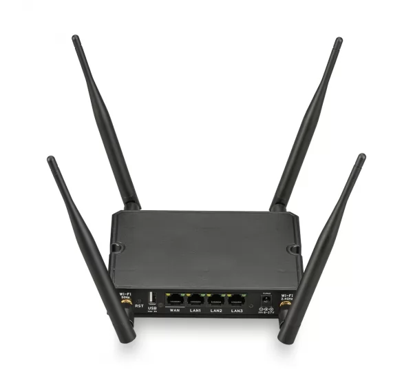 LTE роутер Kroks Rt-Cse m12-G (cat.12, 2-SIM, 1GB/S) разъемы F