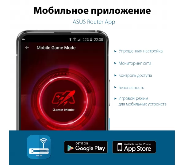 Wi-Fi роутер Asus RT-AX86S