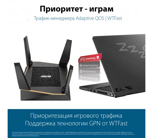 Wi-Fi роутер Asus RT-AX92U