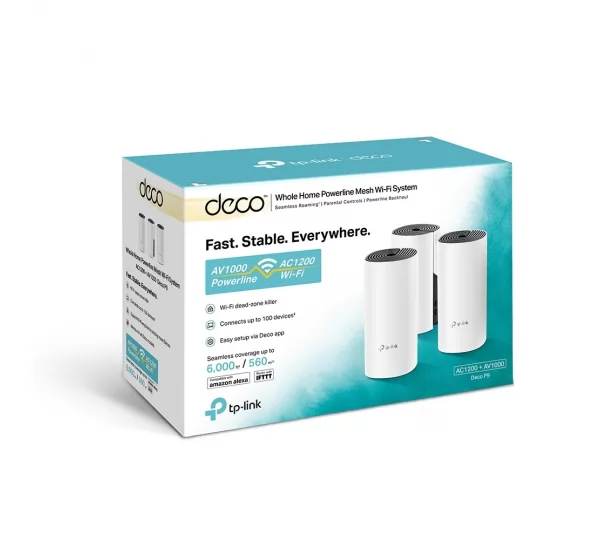 Wi-Fi Mesh система TP-Link Deco P9 (3-pack)