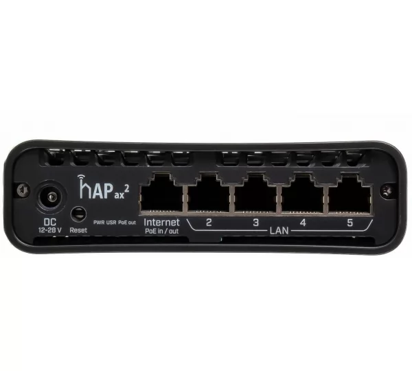 Wi-Fi роутер MikroTik hAP ax2 (C52iG-5HaxD2HaxD-TC)