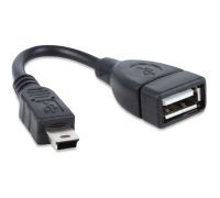Кабель USB Mini-USB OTG Gembird (A-OTG-AFBM-002) 0.15м