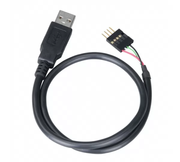 Переходник 4pin (MB) - USB 2.0 (Am) - Akasa EXUSBIE-40