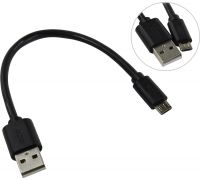 Кабель USB 2.0  AM/microBM Greenconnect <gcr-ua8mcb6-bb2s-0.15m>  0.15м для смартфонов</gcr-ua8mcb6-bb2s-0.15m>