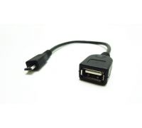 Кабель USB Micro-USB OTG Gembird (A-OTG-AFBM-001) 0.15м