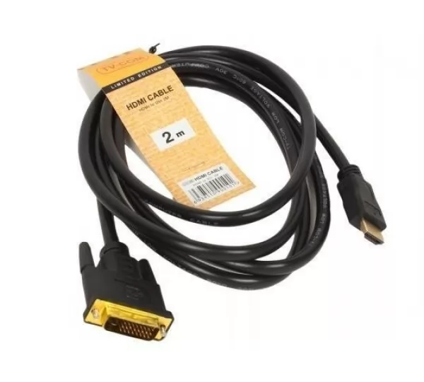 Кабель HDMI-DVI TVCom LCG135E-2m