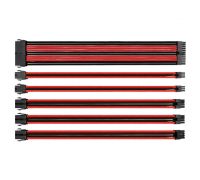Комплект Thermaltake Sleeved Cable Tt Mod (AC-033-CN1NAN-A1) Black&Red / 300mm / combo pack