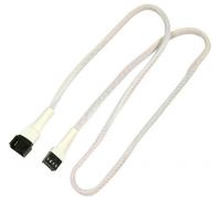 Удлинитель кабеля вентилятора Nanoxia 4-pin PWM, 60 см, белый