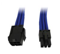 Удлинитель GELID 6-pin PCI-E, 30см, индивидуальная оплетка, синий CA-6P-03