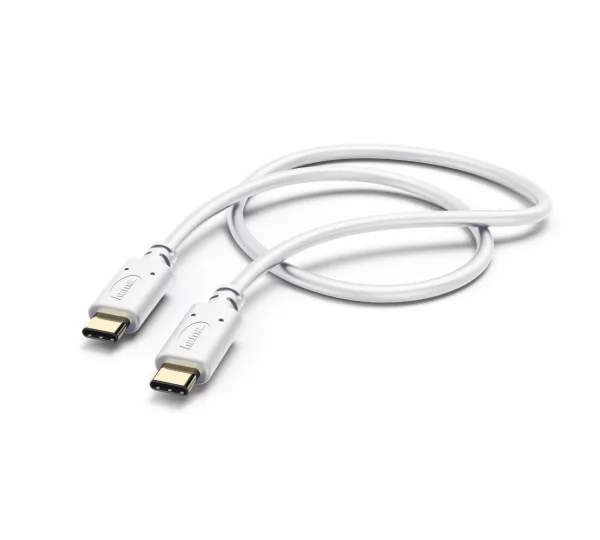 Кабель Type-C Type-C Hama 00183330 White 1м