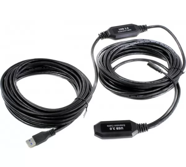 Кабель удлинитель активный(с усилителем) USB3.0 VCOM CU827-10m 10м