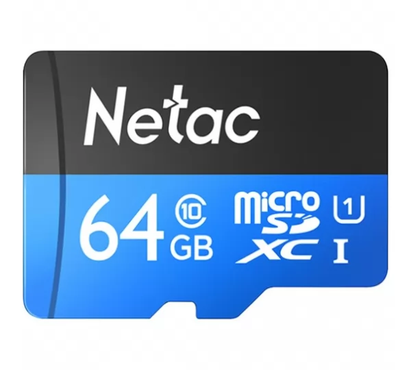Карта памяти microSD 64GB Netac P500 (NT02P500STN-064G-R)
