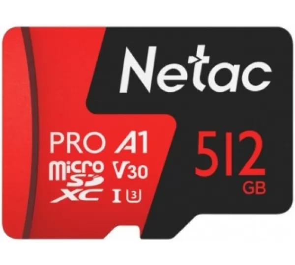 Карта памяти microSD 512Gb Netac P500 Extreme Pro (NT02P500PRO-512G-S)