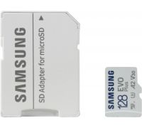 Карта памяти microSD 128Gb Samsung Evo Plus (MB-MC128KA/RU) + адаптер