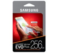 Карта памяти microSD 256Gb Samsung Evo Plus (MB-MC256KA/RU) + adapter