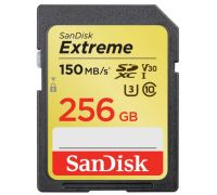 Карта памяти SD 256GB SanDisk Extreme SDSDXV5-256G-GNCIN