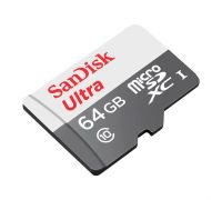 Карта памяти microSD 64GB SanDisk Ultra SDSQUNR-064G-GN3MN (100/10 MB/s)